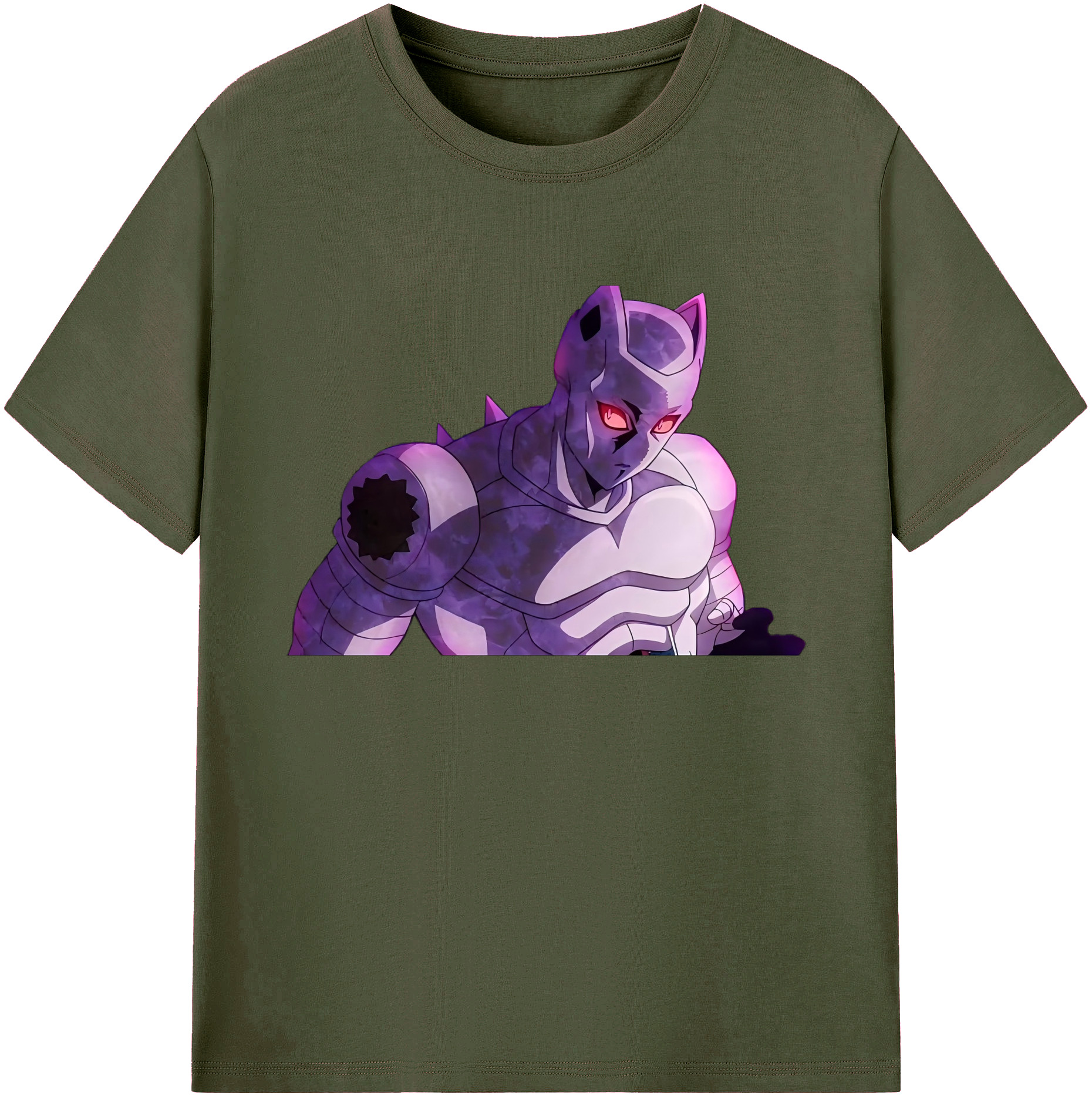 （画像用） ジョジョの奇妙な冒険 きら よしかげ JoJo's Bizarre Adventure Kira Yoshikage 綿100％ メンズ半袖Tシャツ｜肌触りやわらか＆通気性